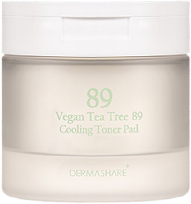 DERMASHARE 茶樹 89 涼感化妝水棉片 180ml, 70枚入, 1個