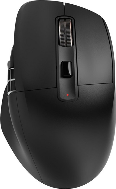 로이체 충전식 스마트 스크롤 하프 버티컬 블루투스 무선 마우스, 블랙, RX-840SW