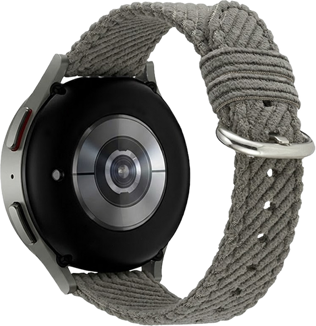 우먼스9999 갤럭시워치 호환 데일리 코듀로이 스트랩 20mm, 그레이, 1개