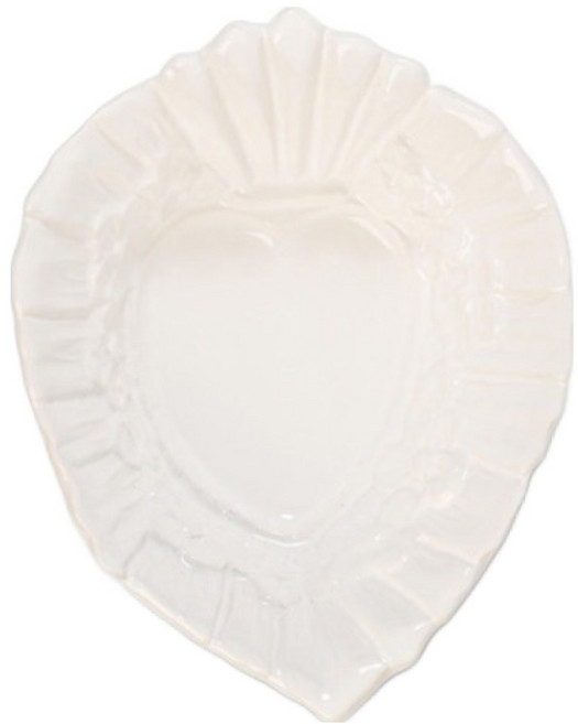 버지니아까사 리갈 스몰 하트 볼 16cm, 비앙코, 1개