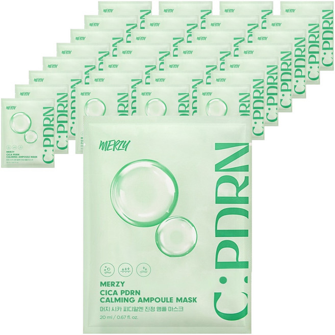 머지 시카 PDRN 진정 앰플 마스크, 1개, 30개입