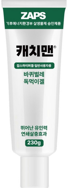 잡스 캐치맨 잡스하이퍼겔 바퀴벌레약, 230g, 1개