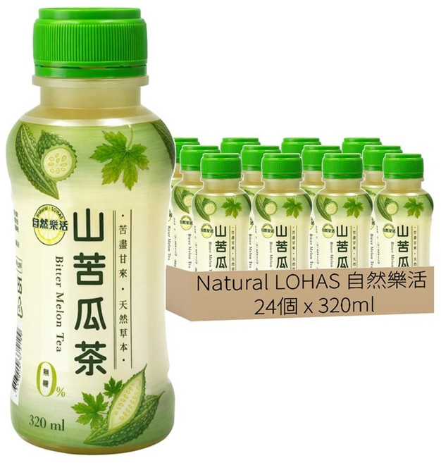 Natural LOHAS 自然樂活 山苦瓜茶, 24個, 320ml