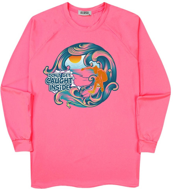 일루소 돈겟컷인사이드 오버핏 래쉬가드 긴팔 티셔츠