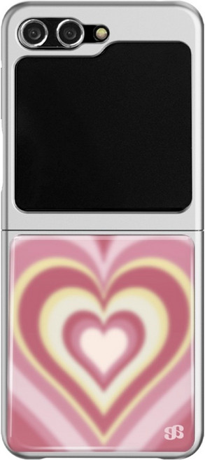 어프어프 선셋 하트 SILVER 기본 에폭시 휴대폰 케이스