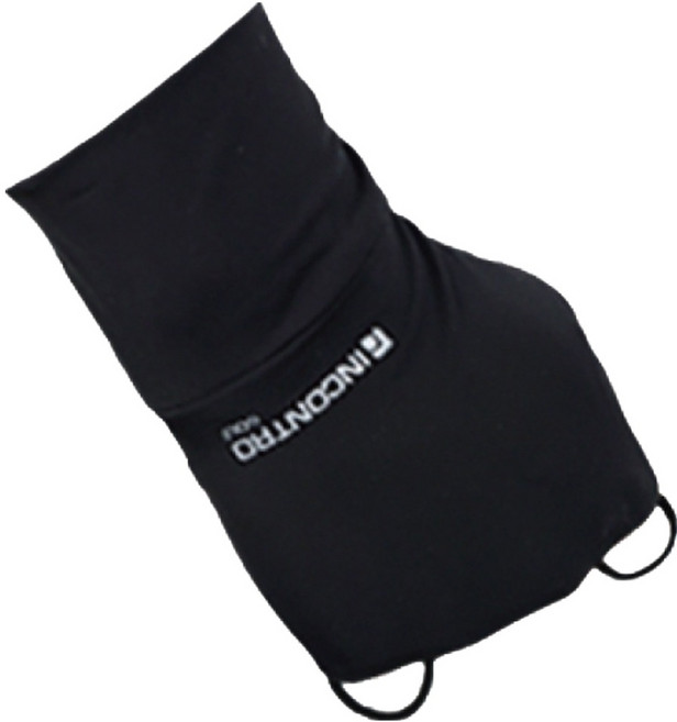 인콘트로 올커버 자외선차단 특대 골프 손등 장갑 오른손착용, 1개, 블랙