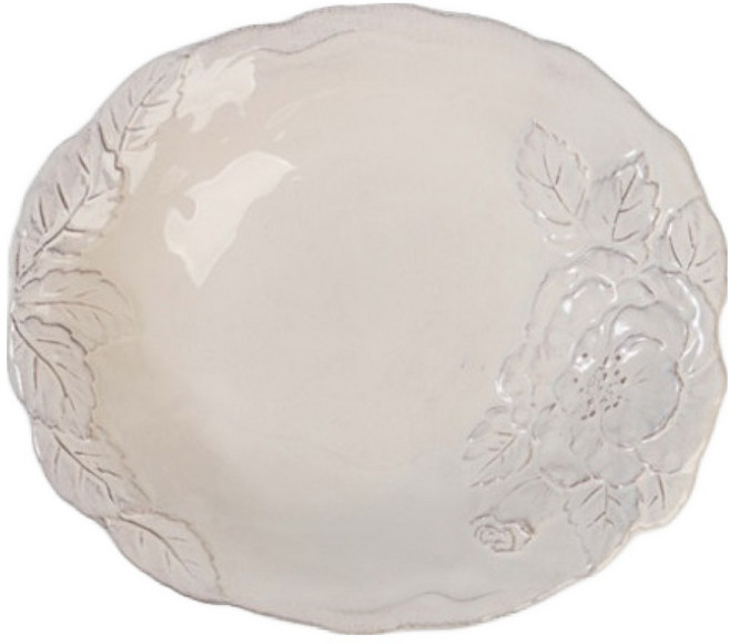 버지니아까사 로맨티카 로즈 수프 접시, 비앙코, 1개