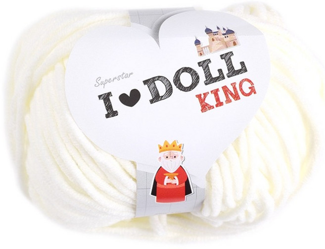 청송뜨개실 아이돌킹 뜨개실, 01 백아이보리, 1개