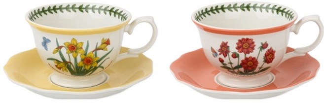 포트메리온 보타닉가든 테라스 커피잔 2인조 세트, 랜덤발송, 1세트