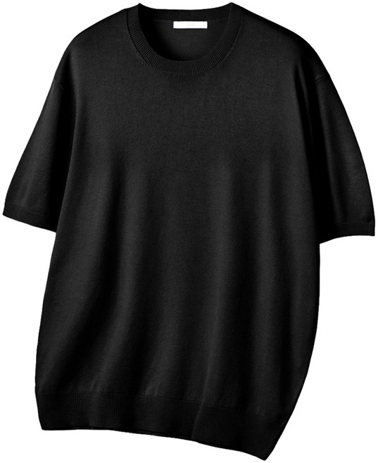 제이에이치스타일 남성용 쿨터치 솔리드 라운드 반팔 니트 WSROK753