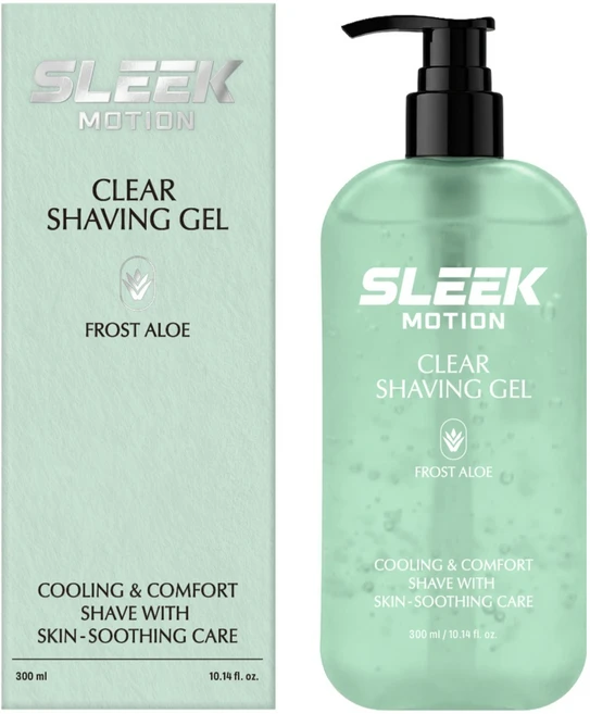 도루코 슬릭 모션 클리어 쉐이빙 젤 프로스트 알로에, 1개, 300ml - 쿠팡