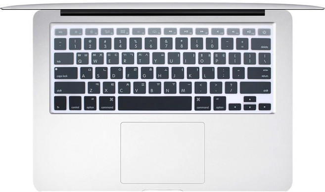 애니클리어 2026년 맥북 프로16 M5 pro chip / max chip 키보드 키스킨, 블랙 그라데이션, 1개