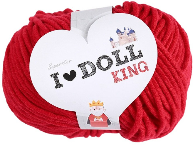 청송뜨개실 아이돌킹 뜨개실, 03 빨강, 1개