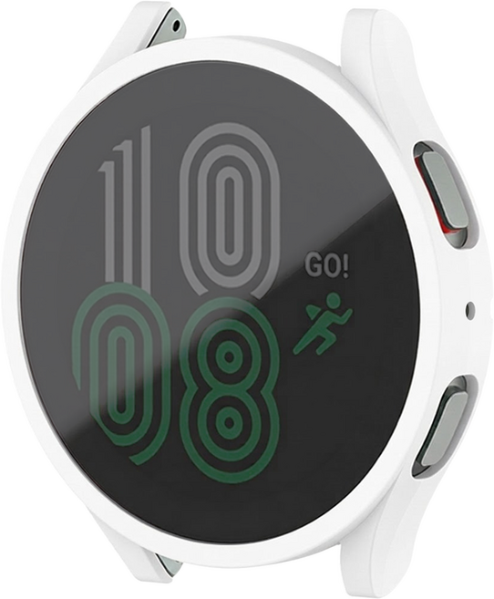 우먼스9999 갤럭시워치 사생활 보호 케이스 풀커버, 화이트, 1개