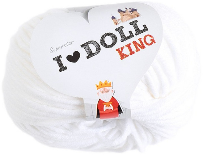 청송뜨개실 아이돌킹 뜨개실, 49 흰색, 1개