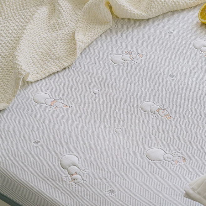 바자르 스노우쿨 냉감 3중직 밴딩 침대패드, 쿨매트, 스노우맨