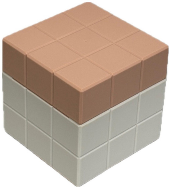 하이앤드라이 큐브 정사각 티슈케이스 ab 919242, 핑크