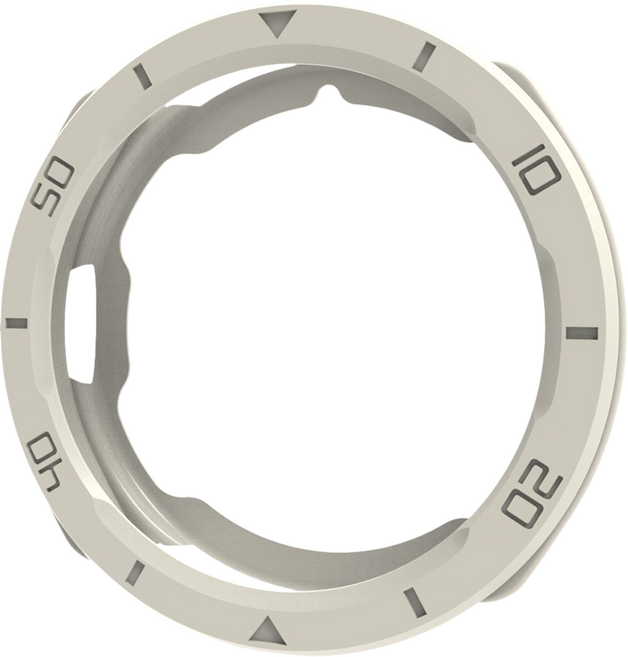 우먼스9999 갤럭시워치 젤리 베젤링 케이스 + 강화유리 세트, 스톤, 1세트