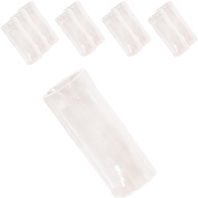 아리코 오픈형 손가락 보호 실리콘 밴드, 투명, 10개