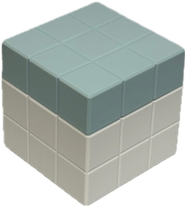 하이앤드라이 큐브 정사각 티슈케이스 ab 919242, 블루