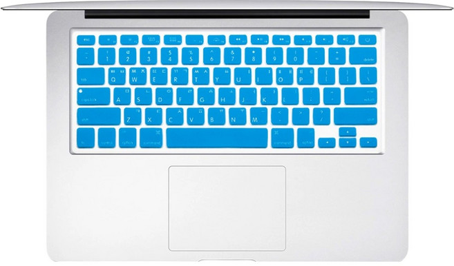애니클리어 맥북 에어13 M5 키보드 키스킨 A3449, 블루, 1개
