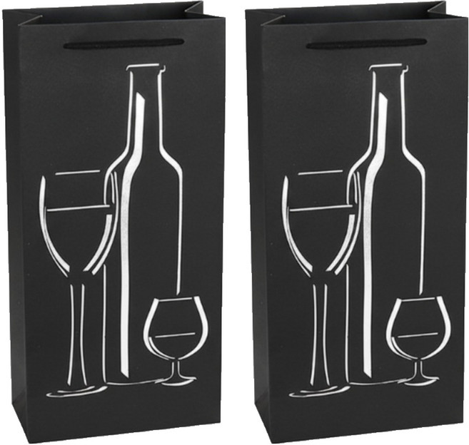 코레시스 센스있는 와인 선물박스 더블 17 x 8 x 35 cm, TYPE16, 2개