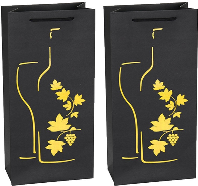 코레시스 센스있는 와인 선물박스 더블 17 x 8 x 35 cm, TYPE10, 2개