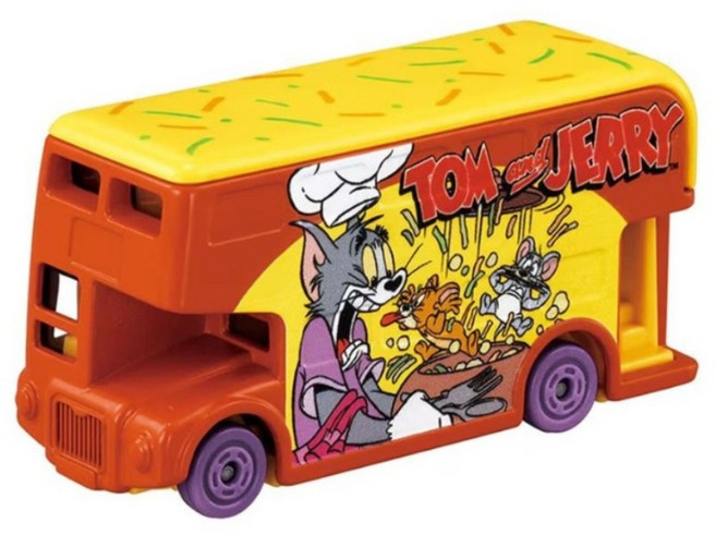 TAKARA TOMY DREAM TOMICA 湯姆貓與傑利鼠 貨車 橘色 TM95915, 1個