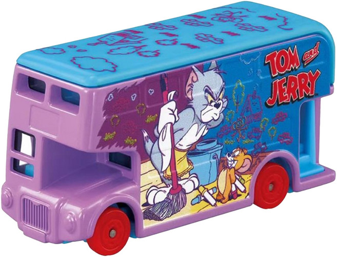 TAKARA TOMY DREAM TOMICA 湯姆貓與傑利鼠 貨車 紫色 TM95913, 1個