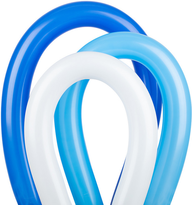 셈퍼텍스 요술풍선 360S 27p 세트, 화이트, 블루, 로얄블루(랜덤발송), 1세트