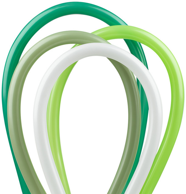 셈퍼텍스 요술풍선 160S 40p 세트, 화이트, 유칼립투스, 라임그린, 포레스트그린(랜덤발송), 1세트