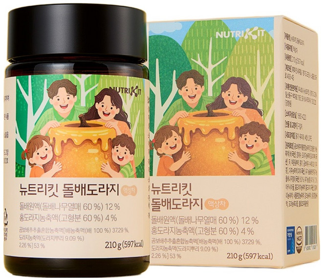 뉴트리킷 돌배도라지 액상차, 210g, 1개입, 1개