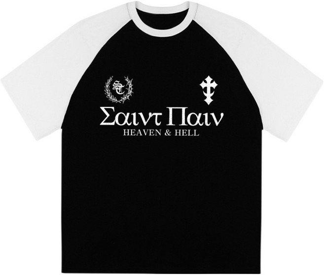 saintpain 男女通用 Ancient Block 重磅拉克蘭短袖T恤
