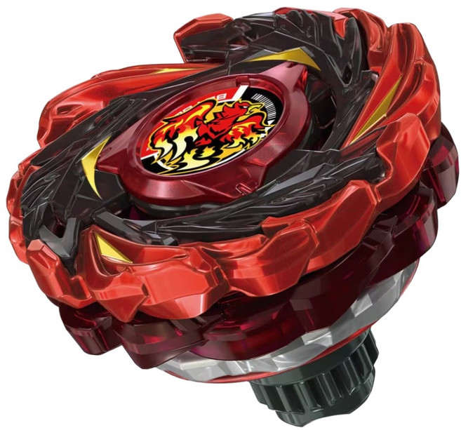 TAKARA TOMY 戰鬥陀螺 CX-12 鳳凰閃焰 BB09615, 紅黑色, 1個