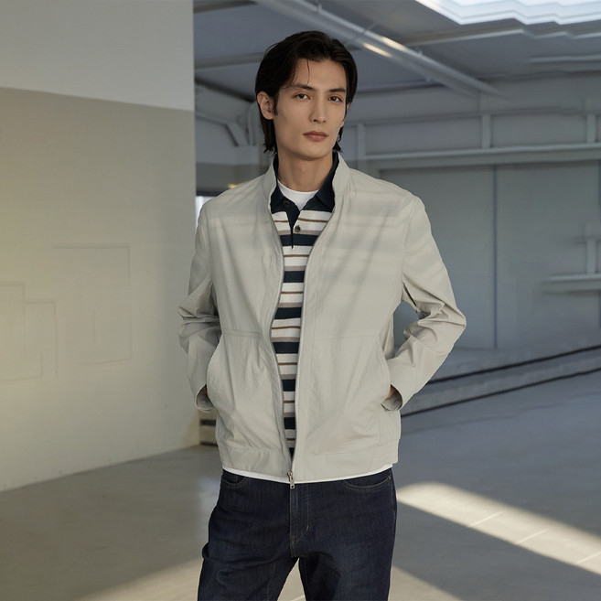 INDIAN 男士彈性輕量涼感夾克 MIUCL6M3171