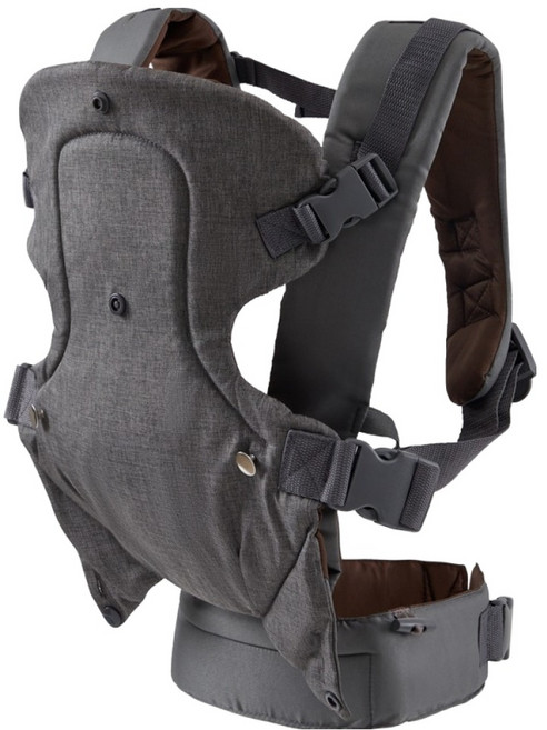 벡서 편안한 3D 메쉬 신생아 아기띠, 딥그레이