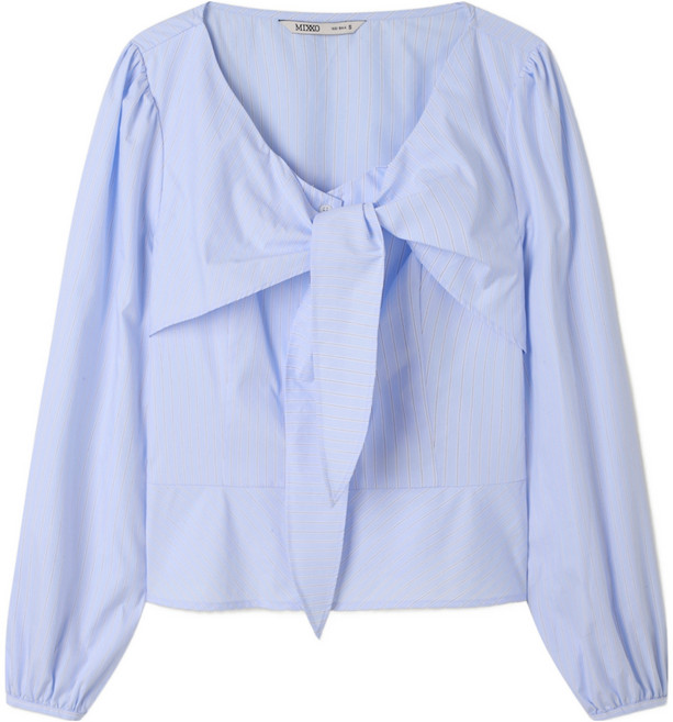 미쏘 여성용 리본 디테일 블라우스
