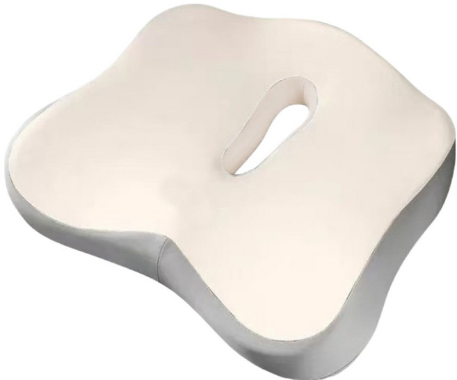 뉴리스 메모리폼 엉덩이 자세 도넛 방석, 베이지