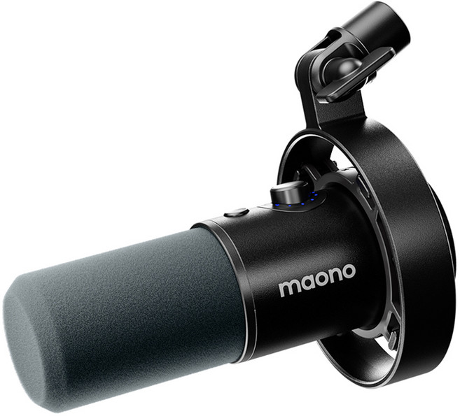 마오노 USB XLR 노이즈캔슬링 다이나믹 마이크 프로 레코딩 팟캐스트, PD300X(스탠드 없음), 블랙, PD300X