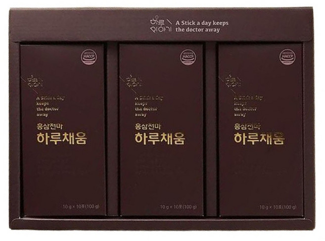 하루이야기 홍삼천마 하루채움 스틱 10p, 100g, 3개