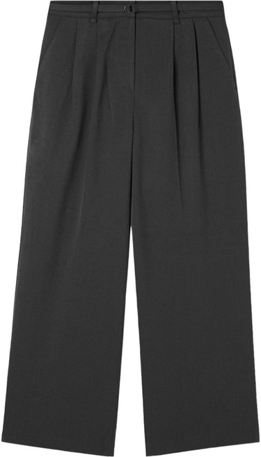 미쏘 여성용 벨티드 와이드핏 슬랙스