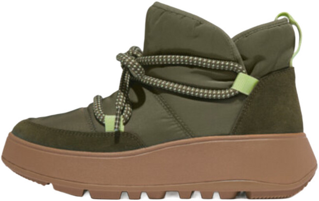 fitflop 女款 F-Mode W RESISTANT BIOPLISH 網眼厚底靴