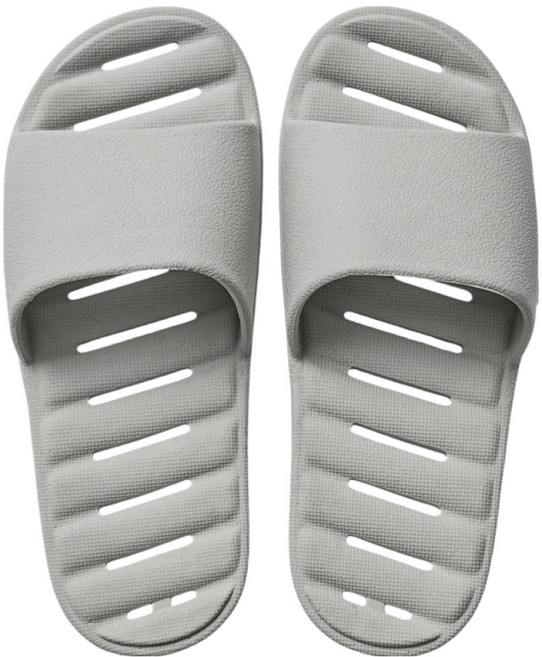 팬톤홈퍼니싱 CMYK 미끄럼방지 안전 딱붙 욕실화, 그레이, 1개