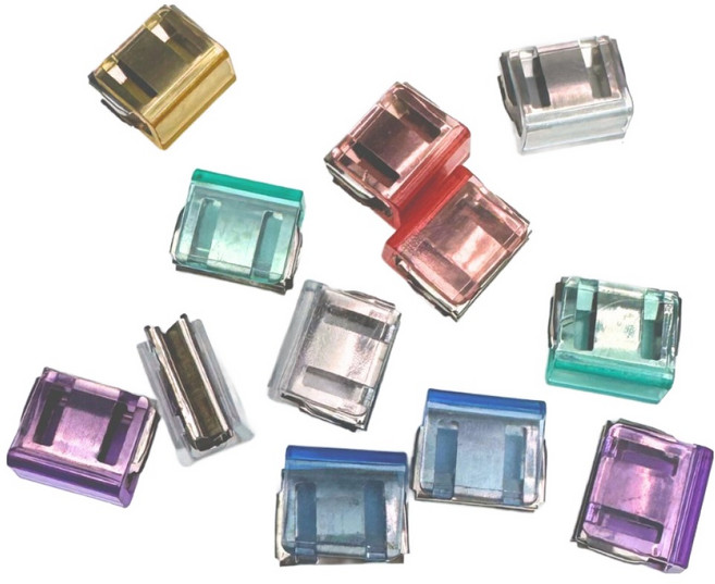 바이빈이 기장 간편수선 다용도 컬러 페이퍼클립 랜덤발송, 12개, 1개입