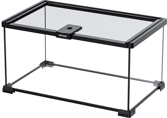 스마일깨비 파충류 투명한 마그네틱 유리 테라리움장 30 x 20 x 20 cm, BT05, 1개