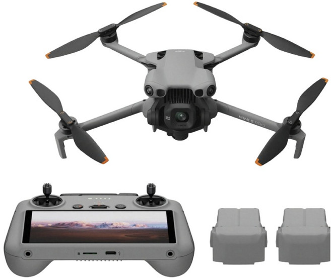 DJI 大疆創新 MINI 5 PRO 帶屏組長續航暢飛套裝 DJI RC2, 灰色, 1套