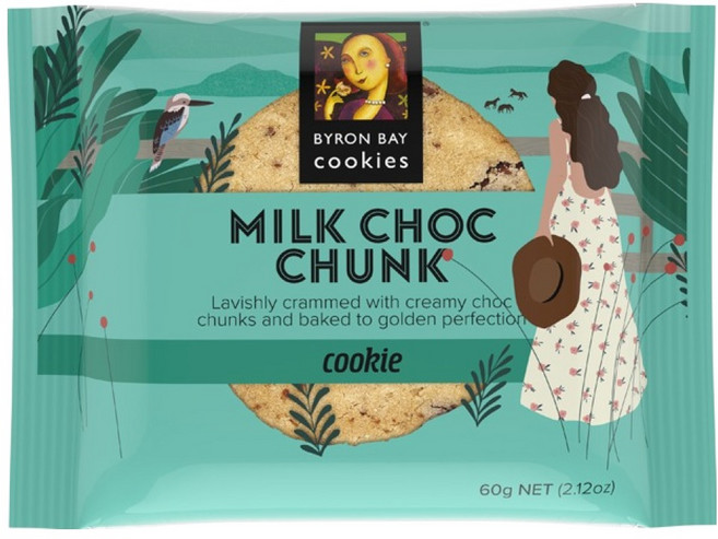 바이런베이쿠키스 밀크 촉 청크, 1개, 60g