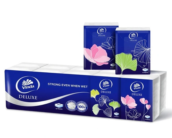 빈다 펄프 4겹 손수건 티슈, 10개, 8매 - 쿠팡