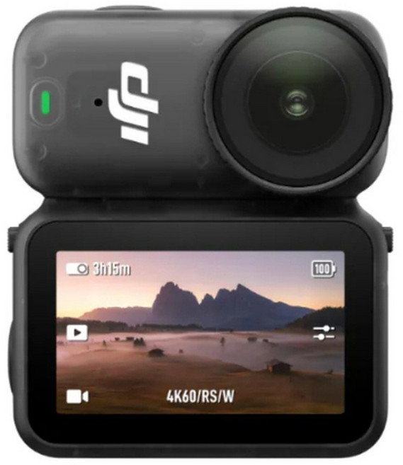 DJI 大疆創新 運動攝影機 標準套裝 128GB, 黑色, Osmo Nano
