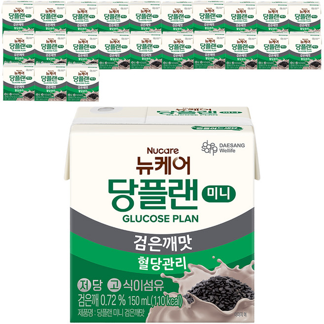 뉴케어당플랜 미니 검은깨맛, 24개, 150ml